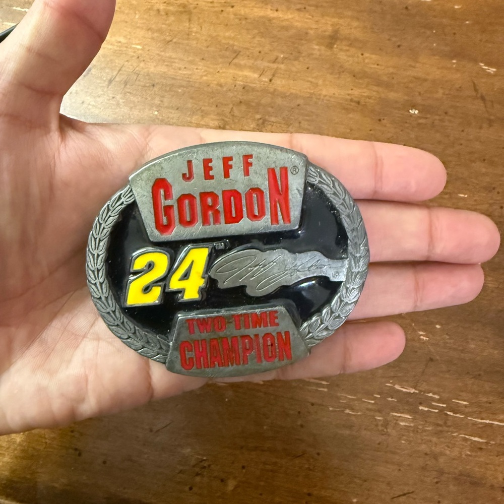 Jeff Gordon Champion Belt Buckle